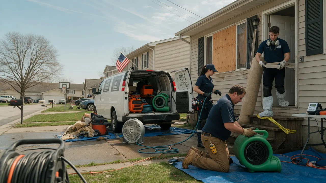 Water Damage Restoration in Exchange, WV near me